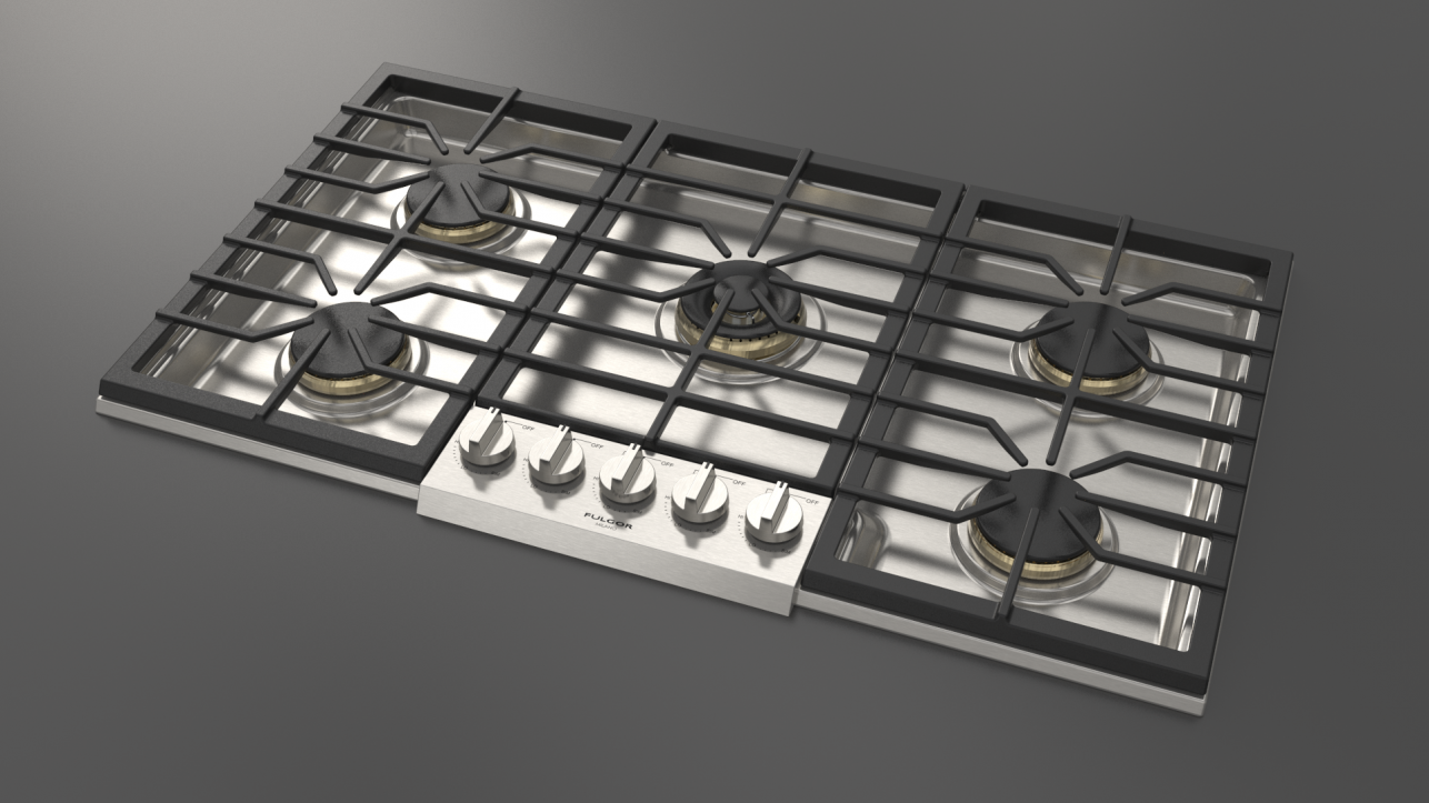 36 in gas cook top