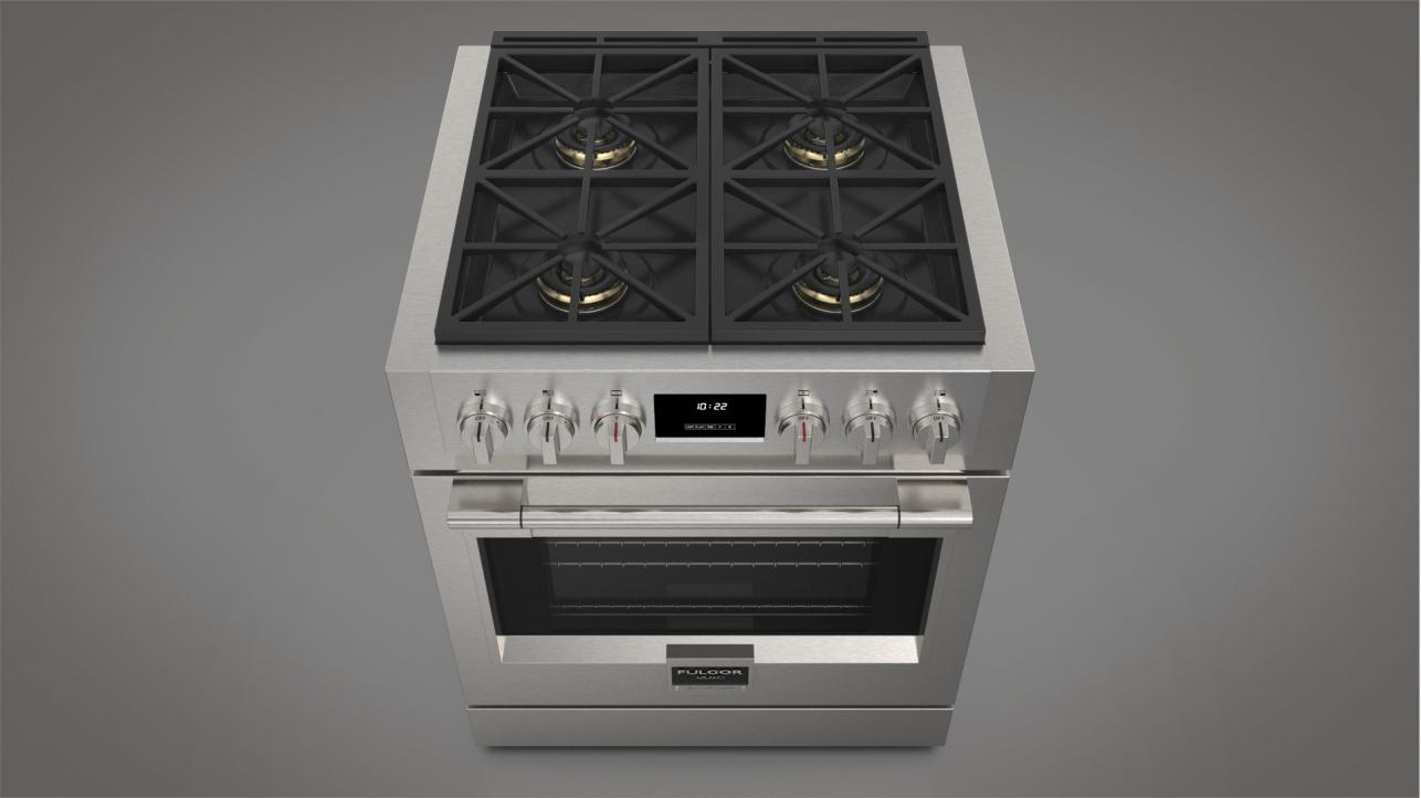 BGRG3026U 30″ PROFESSIONAL STAINLESS STEEL GAS RANGE