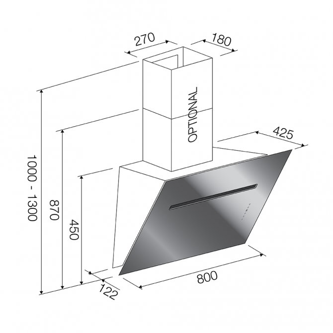 FLH 800 TC - Cutout