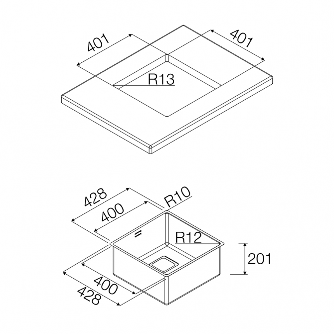 P1B 4343 Q U - Cutout