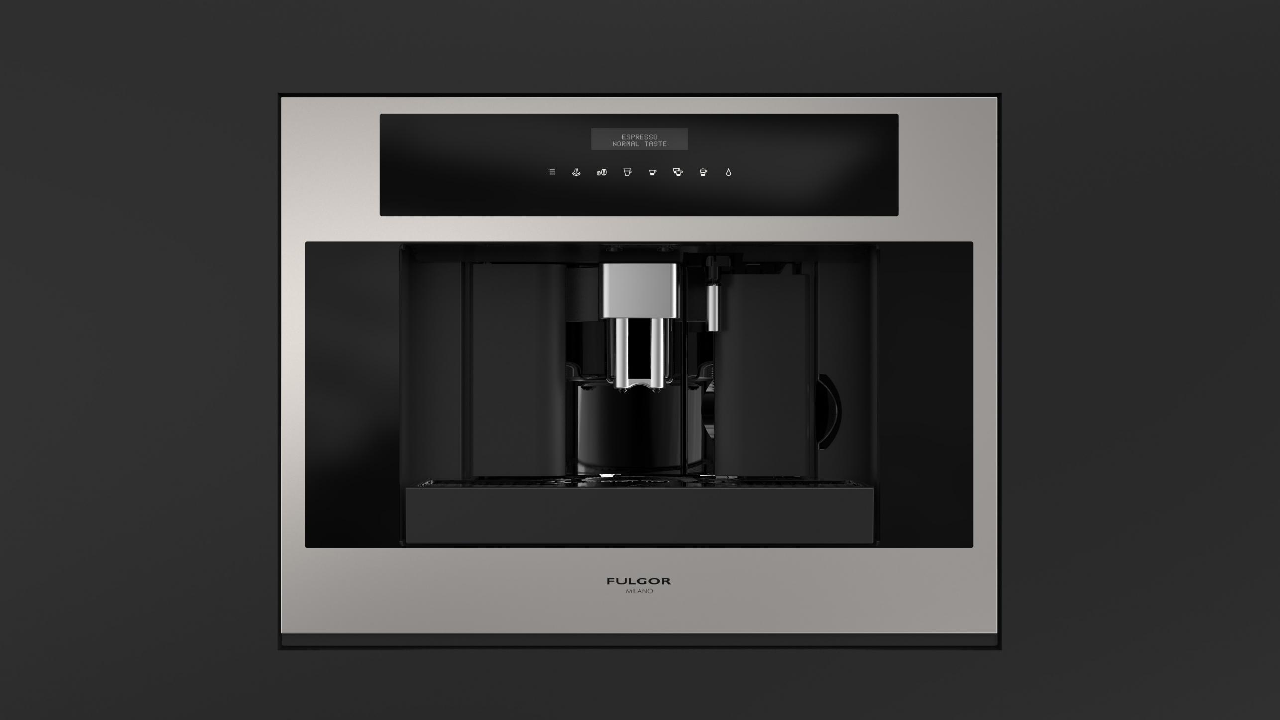 built in coffee machine