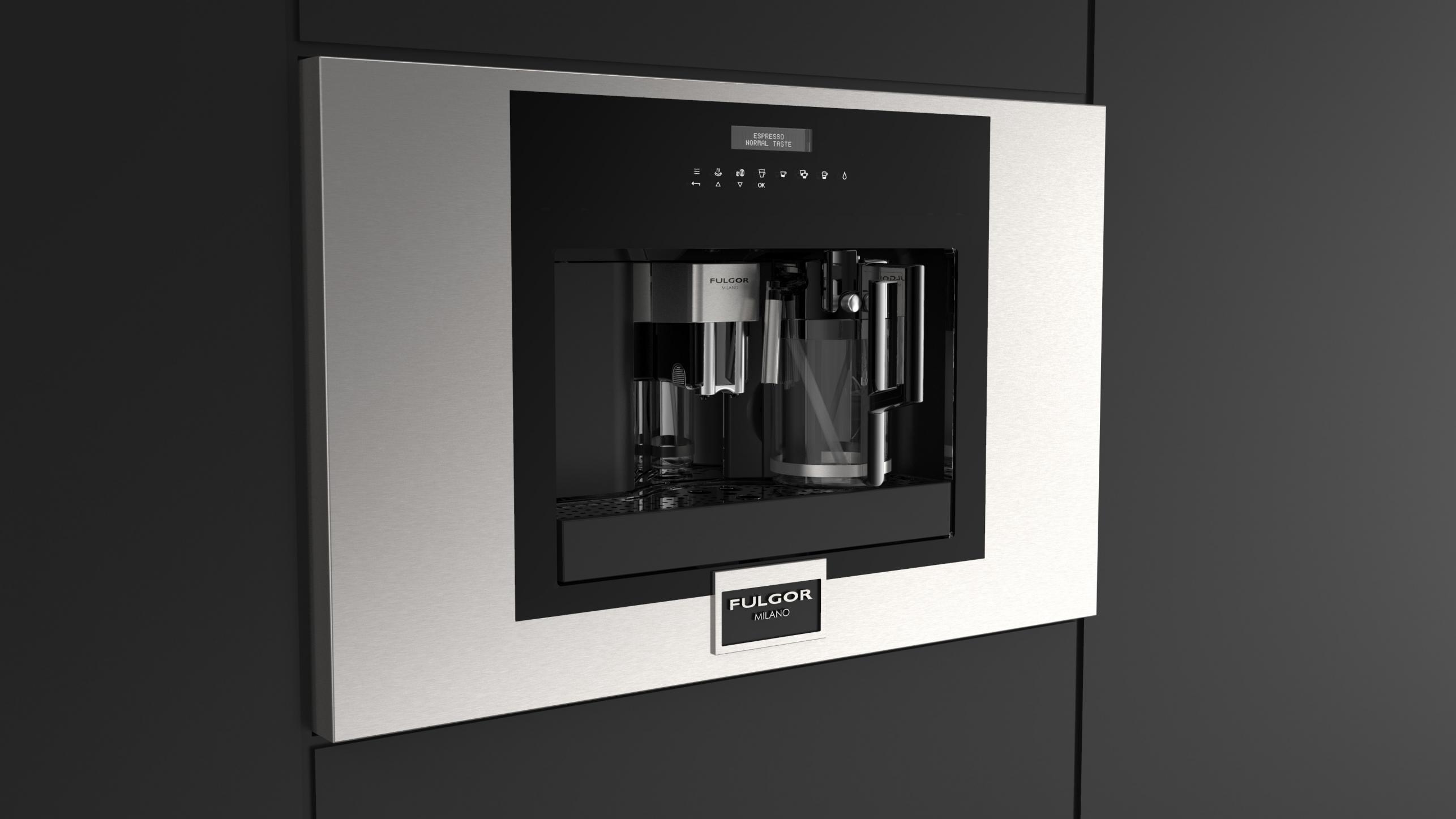 built in coffee machine