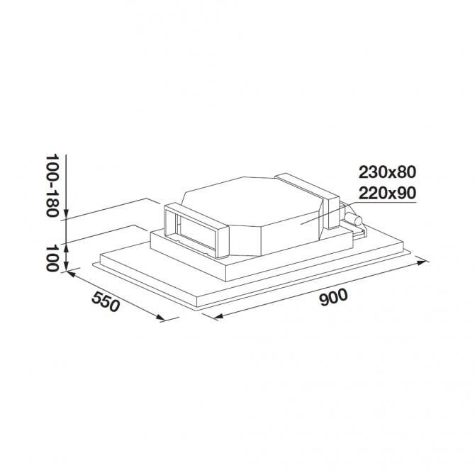 FCHD 900 RC - Cutout