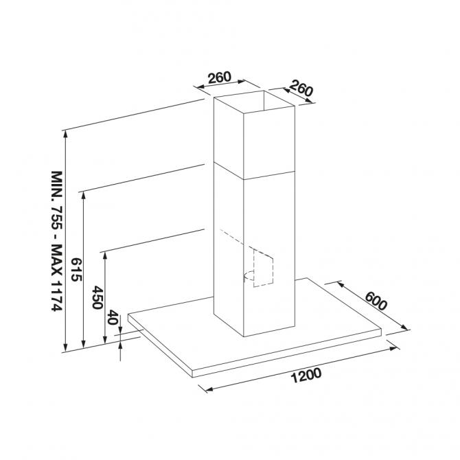 FTIHD 1260 TC X - Cutout