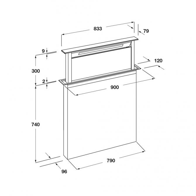 FDDH 900 TRC - Cutout