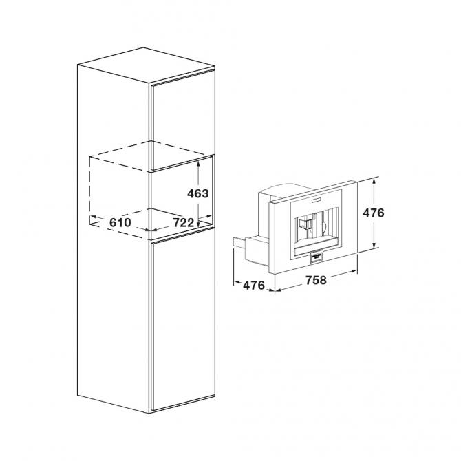 FPCM 300 TF + F6PTK30BC - Cutout