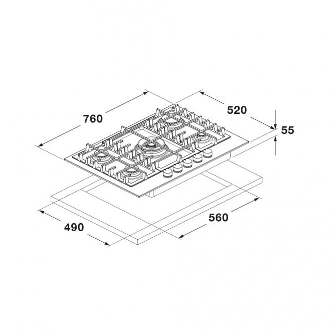 FUH 7541 G DWK MBK - Cutout