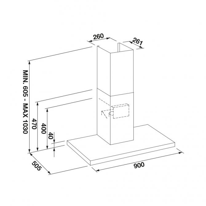 FTHD 900 TC - Cutout