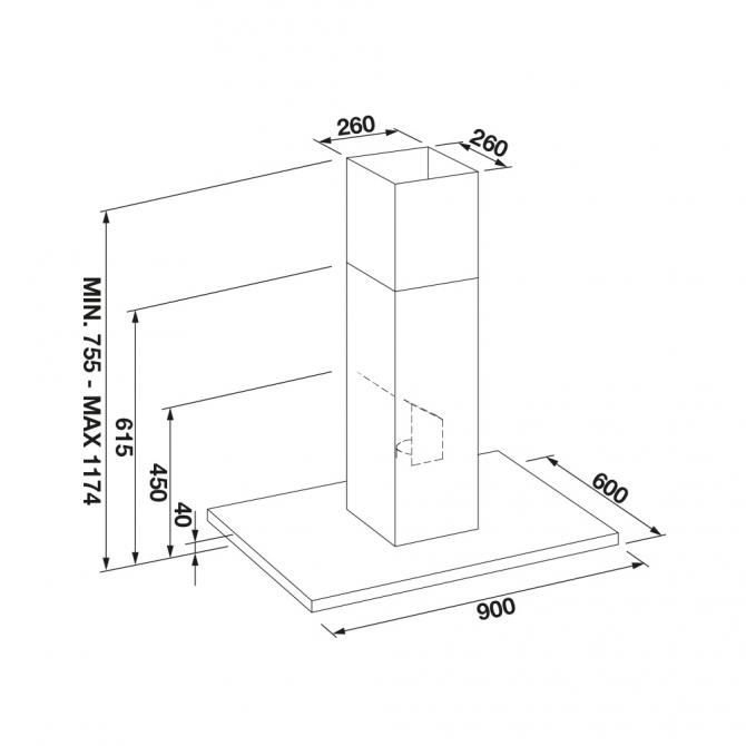 FTIHD 960 TC X - Cutout