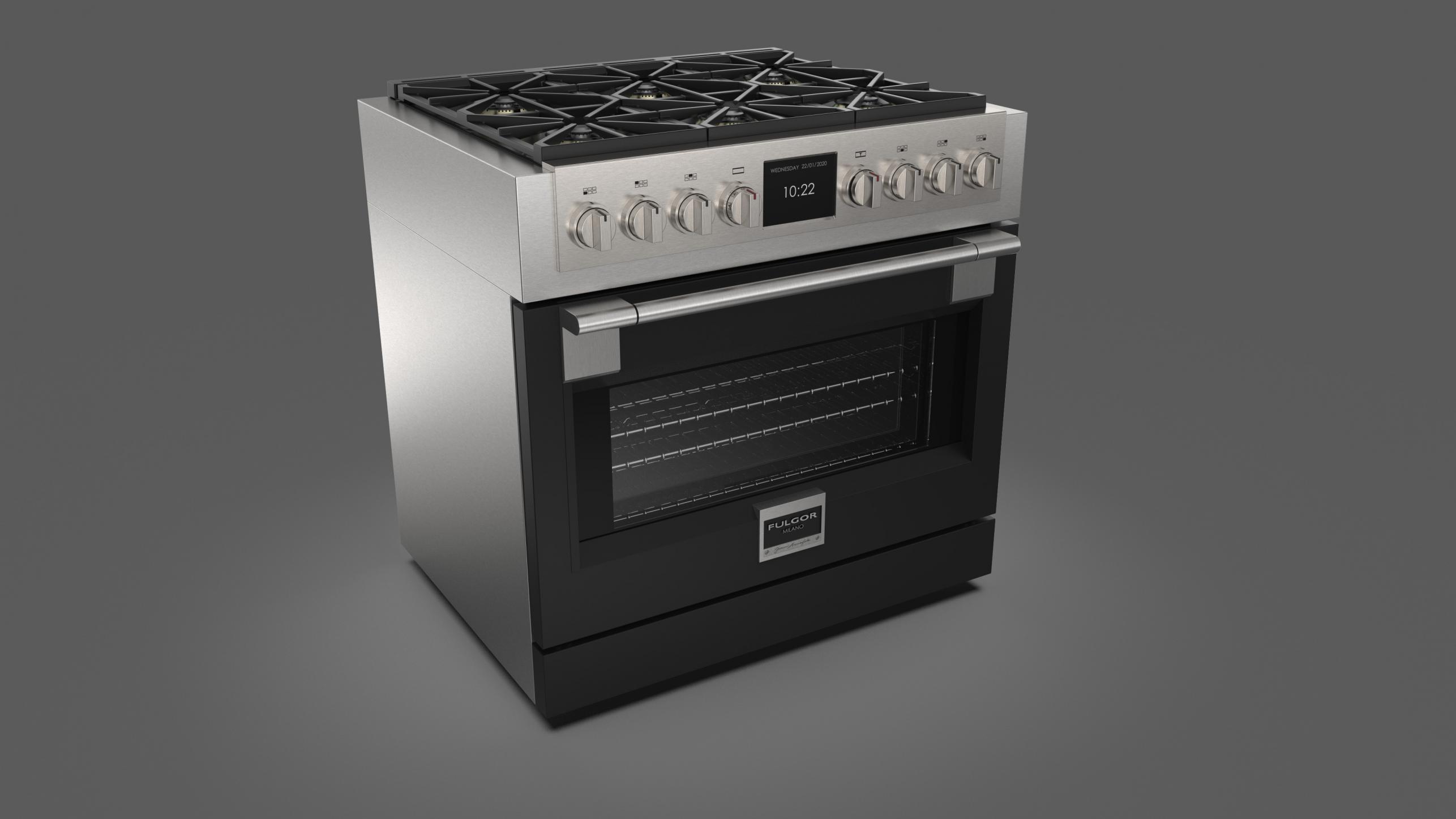 FSRC 3606 P MG MK 2F X - CUCINA PRO MULTI 36 - NERO OPACO