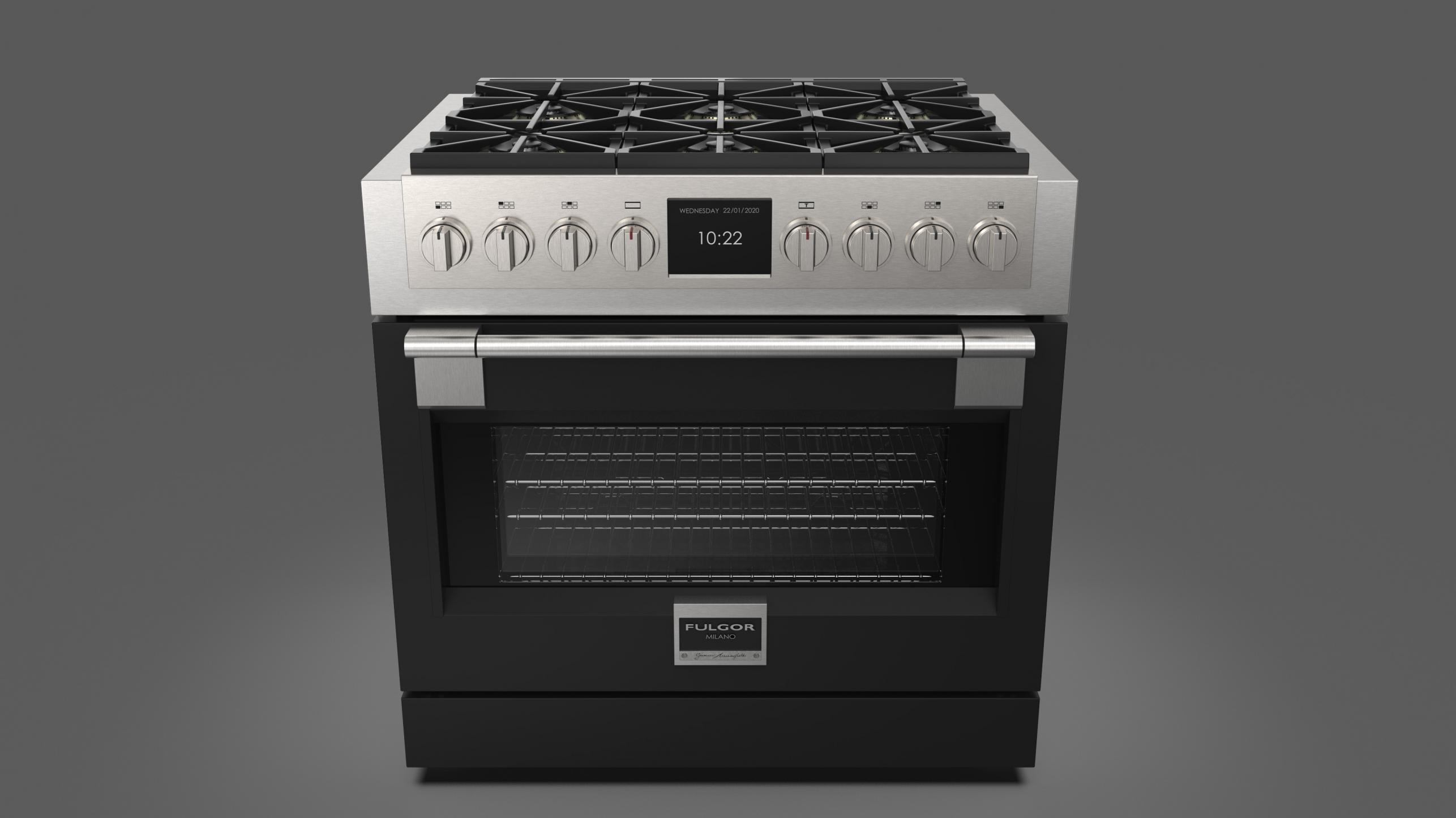 FSRC 3606 P MG MK 2F X - CUCINA PRO MULTI 36 - NERO OPACO