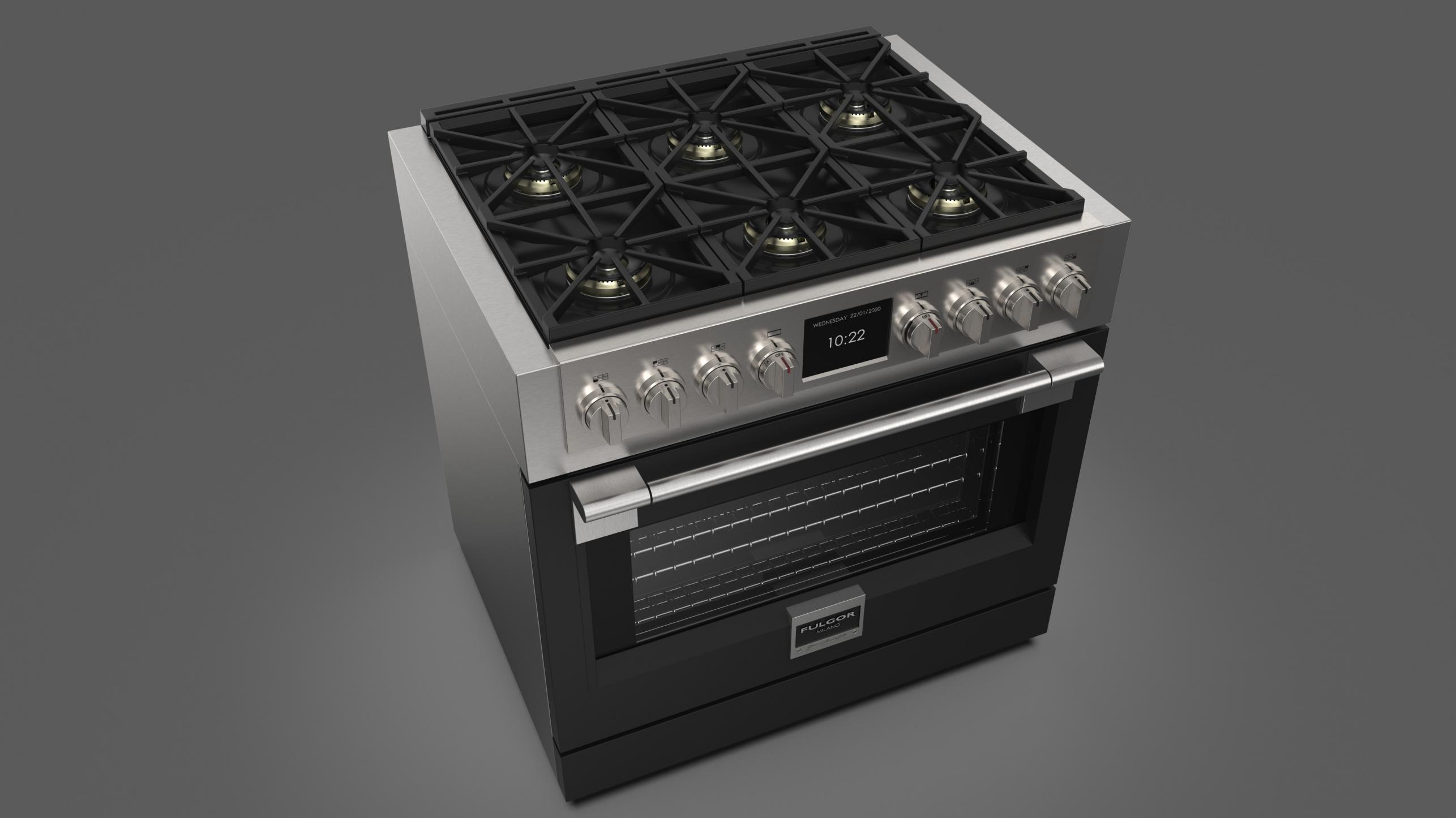 FSRC 3606 P MG MK 2F X - CUCINA PRO MULTI 36 - NERO OPACO